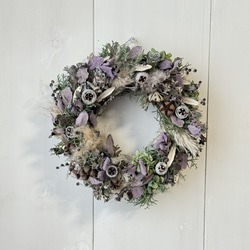 創作リース　ワイルドフラワー＆アカヅル＆キュウイツル 創作リースワイルドフラワー＆アカヅル＆キュウイツル