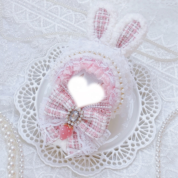 milky berry bunny ぬい服 着ぐるみ 11〜12㎝ぬい服 ୨୧ milky berry bunny ୨୧ ぬい服 着ぐるみ 11cm〜12cmぬい服