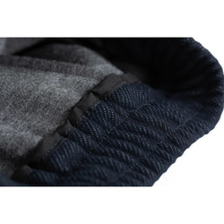 高密度のアセテートとウール混紡、9分丈ゆとりバナナパンツ。日常にさりげない上品さを添えます。2色L723 9枚目の画像