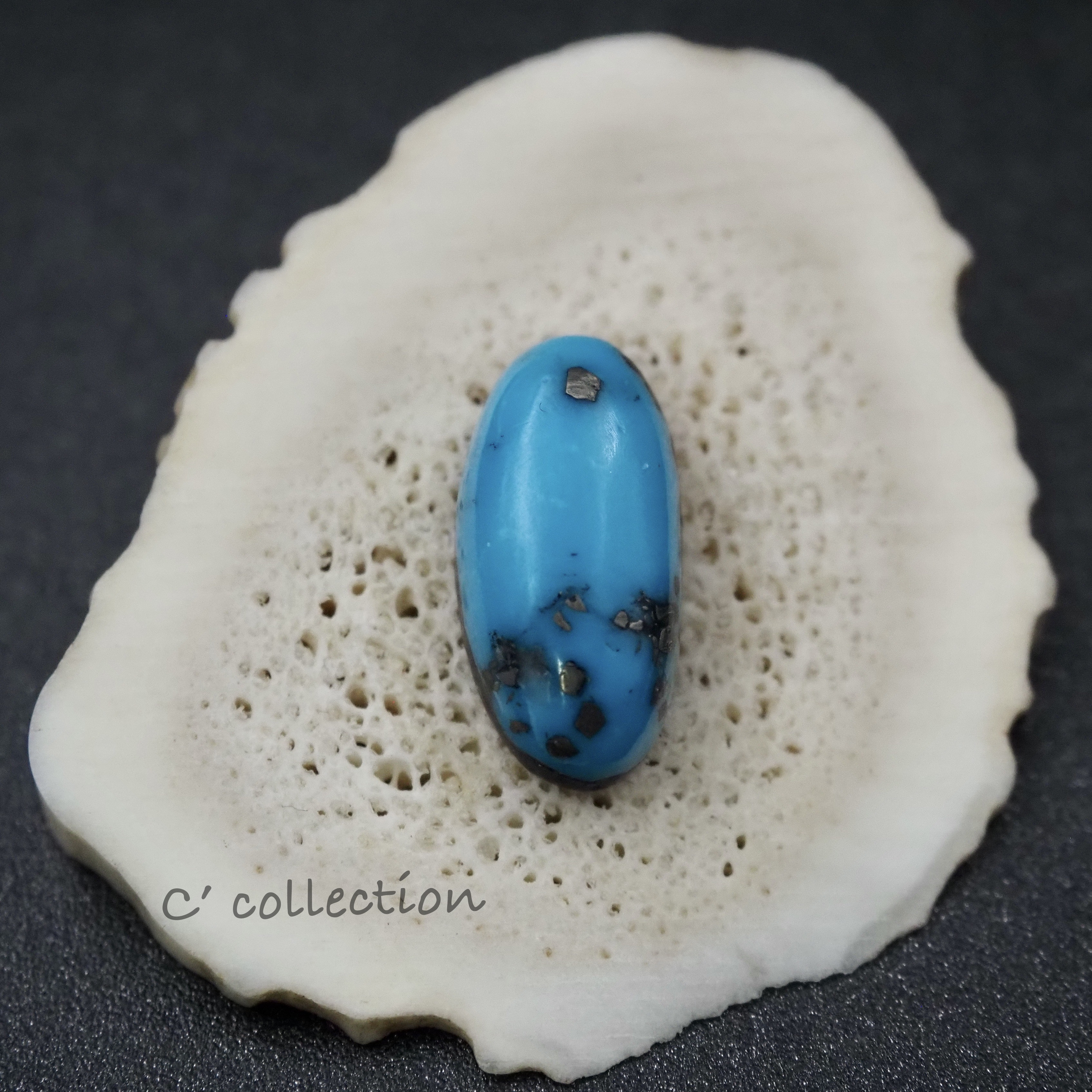 3,8ct Morenci Turquoise モレンシ ターコイズ MO-12 ルース 天然石 ハンドメイド材料