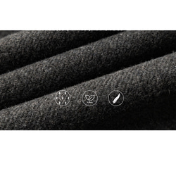 【倉庫整理SALE】★特別価格6000円送料込み★ウール混紡地厚ノースリーブワンピース　グレー　S-L#617-M 13枚目の画像