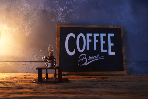 もね様　オーダー注文作品　「珈琲人」 6枚目の画像