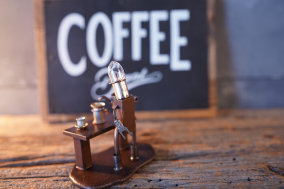 もね様　オーダー注文作品　「珈琲人」 8枚目の画像