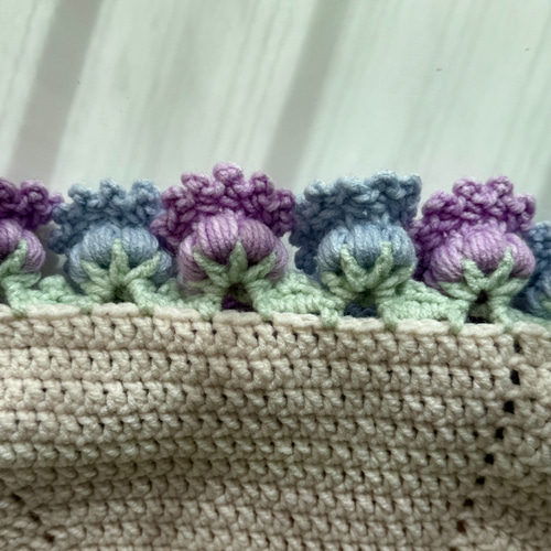 すずらんのブーケブランケット ブランケット ひざ掛け 枯れない花