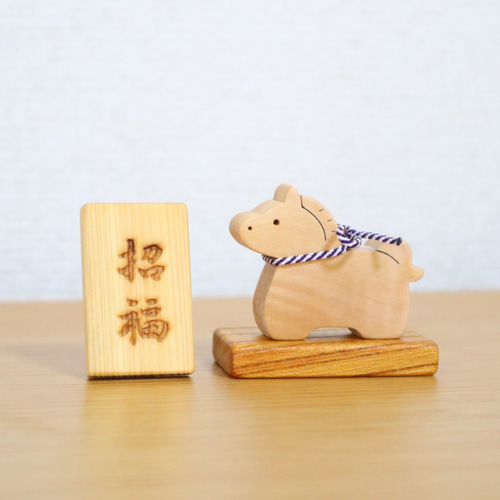 干支　創作人形　インテリア　縮緬　額装　木製　午　No1 特集掲載〉当工房人気No.1＊選べるカラー！ちょこんと小さな午ちゃん