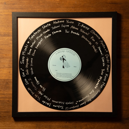 レコード結婚証明書⌇お任せのフルセット✨ その他オーダーメイド BROO