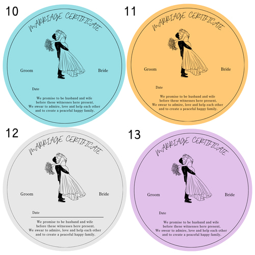 準備不要のフルセット登場✨】レコード結婚証明書 その他オーダー