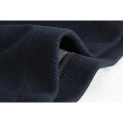 高密度のアセテートとウール混紡、ゆとりロングパンツ。ゴムウエストパンツ。2色L724 15枚目の画像