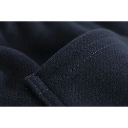 高密度のアセテートとウール混紡、ゆとりロングパンツ。ゴムウエストパンツ。2色L724 10枚目の画像