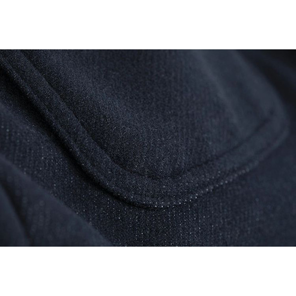 高密度のアセテートとウール混紡、ゆとりロングパンツ。ゴムウエストパンツ。2色L724 11枚目の画像