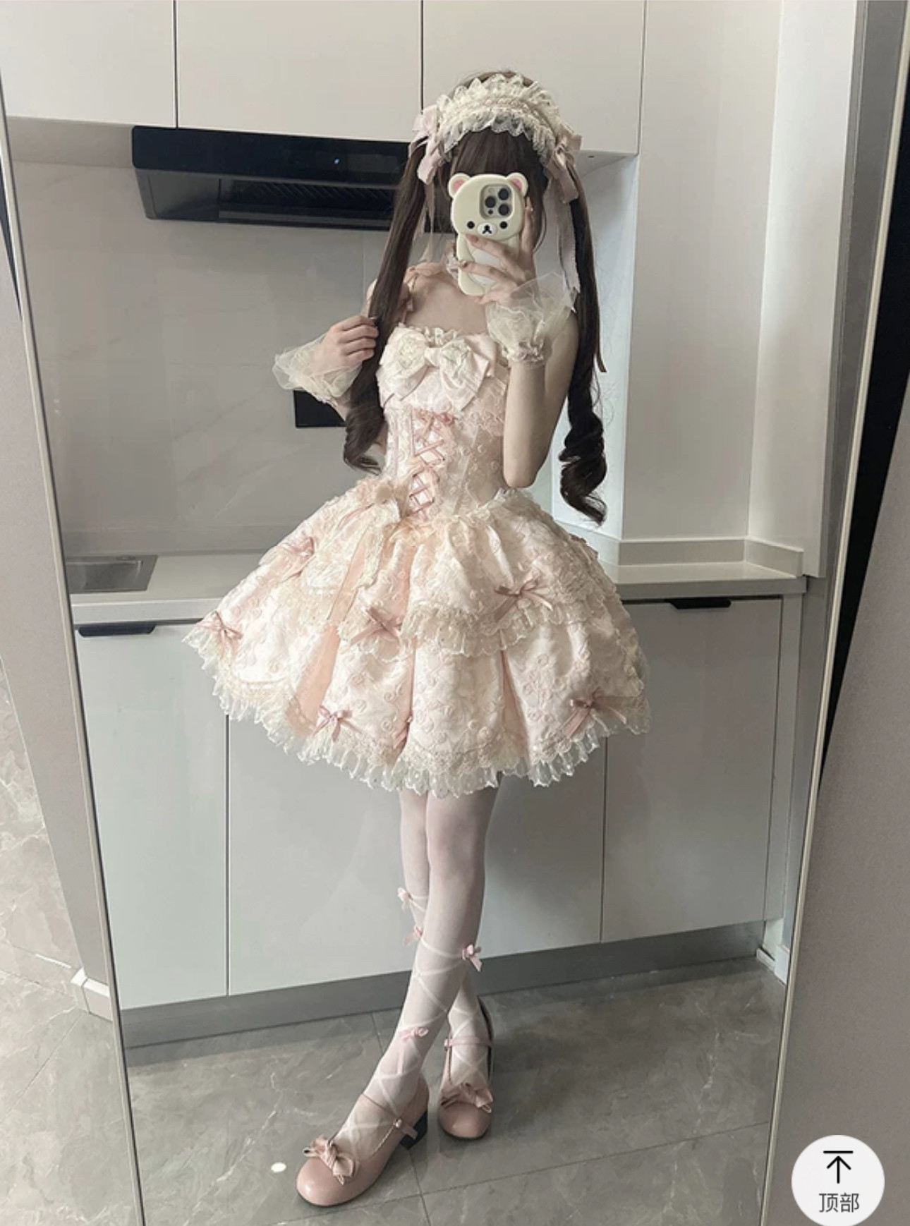ロリータワンピース  lolitaドレス  洋服   4点セット