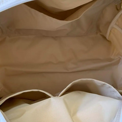 L Lサイズ　ハピリーダイナソー  選べる　両開き2wayマザーズバッグ　ヌビ　刺繍　恐竜　ボストンバッグ　オリジナル 8枚目の画像