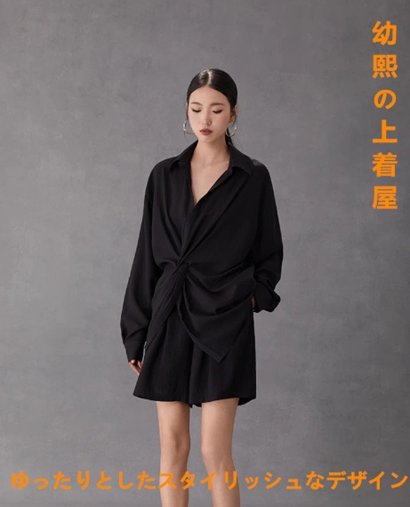 トップスシャツ春夏秋ブラウス女2025新型chic気質弛緩長袖ブラウス、鮮やかで美しい