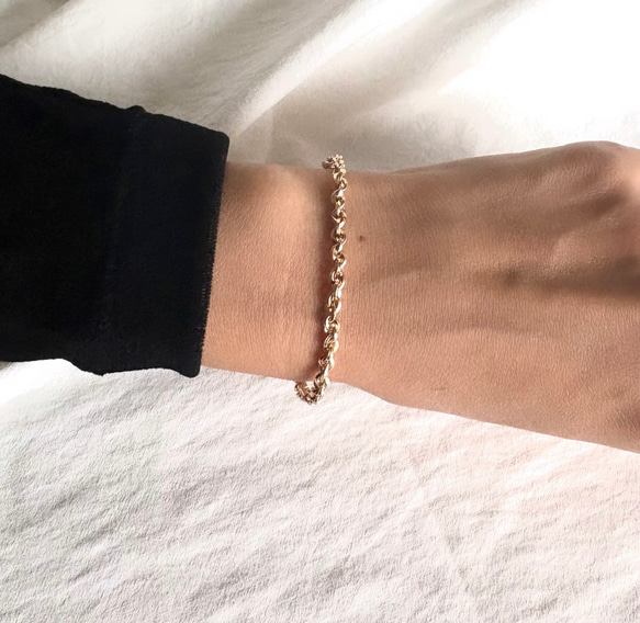 14kgf Knit bangle バングル　 14枚目の画像