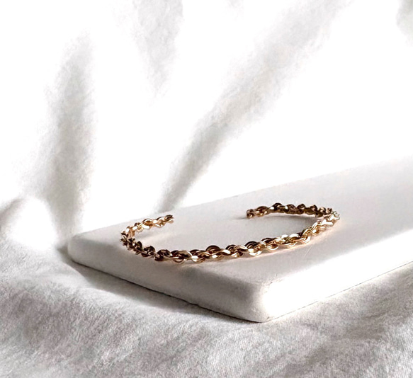 14kgf Knit bangle バングル　 5枚目の画像