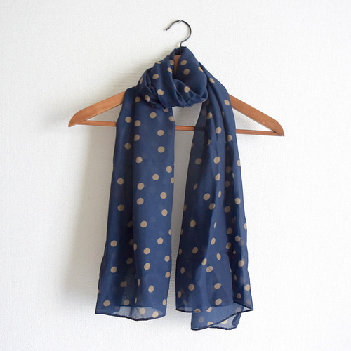 ドレイクス　ネイビー ドット柄 ストール 楽天市場】Drakes: POLKA DOT WOOL SCARF SHIPS MEN シップス