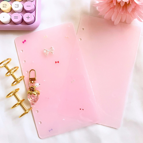 A6 レジン貯金バインダー｜積立貯金・セービングチャレンジ・家計管理