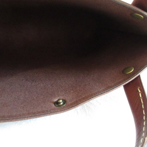 レクタングル♪《牛革》２wayサコッシュ・ブラウン・スムース・0113