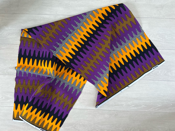 ◆100cm◆アフリカ生地　布　アフリカンファブリック　ワックスプリント　ハンドメイド　小物作り 1枚目の画像