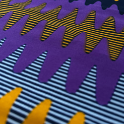 ◆100cm◆アフリカ生地　布　アフリカンファブリック　ワックスプリント　ハンドメイド　小物作り 6枚目の画像