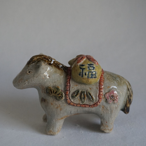 干支の置物(白) 午 2026年午年 陶器 その他インテリア雑貨 ginga 通販