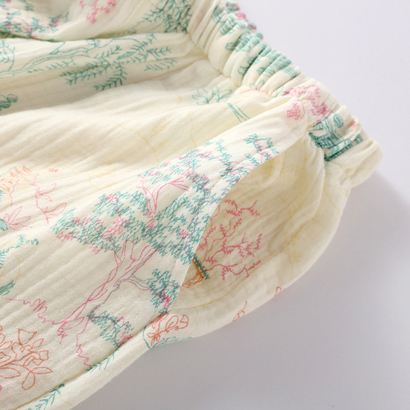 パジャマ 長袖レディース上下セット春秋冬ダブルガーゼ 寝巻き 6枚目の画像