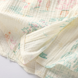 パジャマ 長袖レディース上下セット春秋冬ダブルガーゼ 寝巻き 8枚目の画像