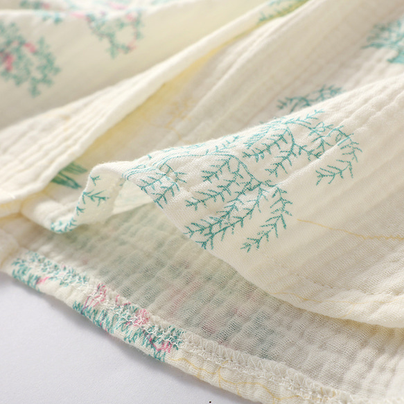 パジャマ 長袖レディース上下セット春秋冬ダブルガーゼ 寝巻き 12枚目の画像