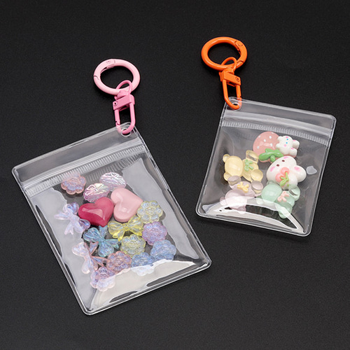 【ヒップホップ ラップ/大量セット】 Q1216 30個 チャック付きOPP 穴あき ジッパー付き クリア ビニール袋