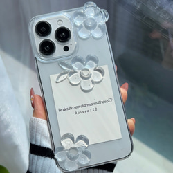 R26 4つぶクリアハート iPhone全機種対応 スマホケース iPhoneケース