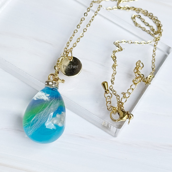 【選べるデザイン】うちの子の毛で作る 世界に一つのアクセサリー　ネックレス　キーホルダー　バッグチャーム 13枚目の画像