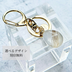 【選べるデザイン】うちの子の毛で作る 世界に一つのアクセサリー　ネックレス　キーホルダー　バッグチャーム 1枚目の画像