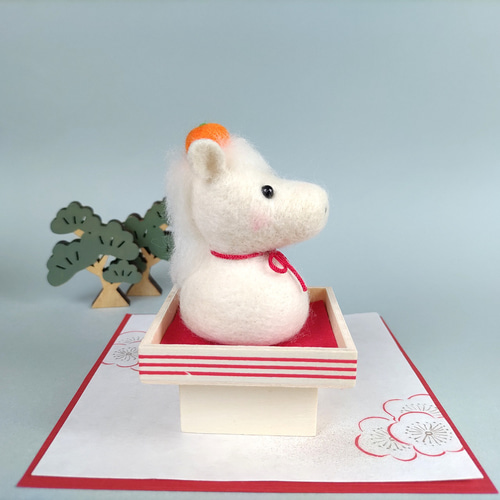 お正月飾り⟡.·*.辰年2024♡門松・鏡餅♡羊毛フェルト お正月飾り⟡.·*.辰年2024♡門松・鏡餅♡羊毛フェルト お正月飾り⟡.·