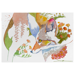 キツネ_水彩原画_イラスト イラスト n.akabae 通販 19950114｜Creema