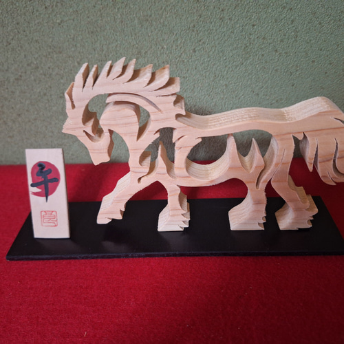 2026年干支 午 [木工アート] その他インテリア雑貨 makochin 通販