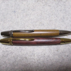 イスノキ 縁起木 椿油仕上げ 回転式ロングパトリオットボールペン ペン