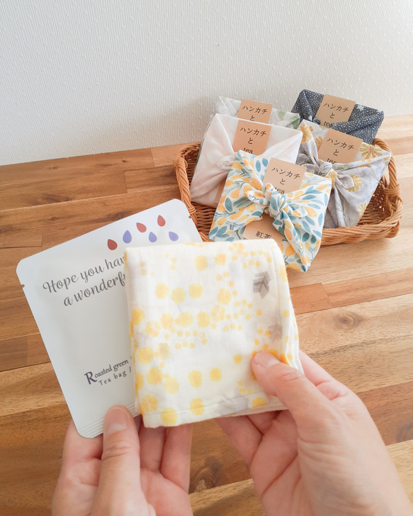 紅茶とハンカチのプチギフト 贈り物 ギフト プレゼント 退職 手土産 お礼 感謝 お祝い 16枚目の画像