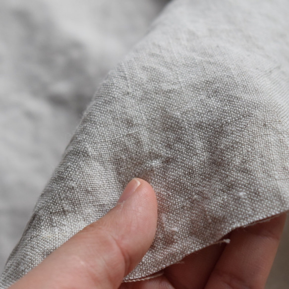 【2m以上専用ページ】 遠州織物 普通地 [リネン100%] 平織り 25番 生地 ナチュラル 1枚目の画像