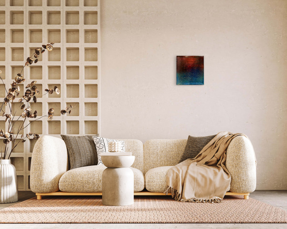 品販売　Yuji hamamura現画アートパネル  （暁の海）NO.39  ジャケットサイズ 5枚目の画像