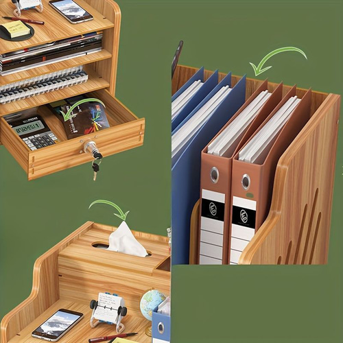 インテリア雑貨 収納ボックス ロック付き 木製 引き出し ボックス