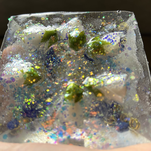 23 オルゴナイト　レムリアの青い石と薔薇と愛　予祝引き寄せ　ツインレイ電磁波 23 オルゴナイト レムリアの青い石と薔薇と愛 引き寄せ 電磁波 予祝