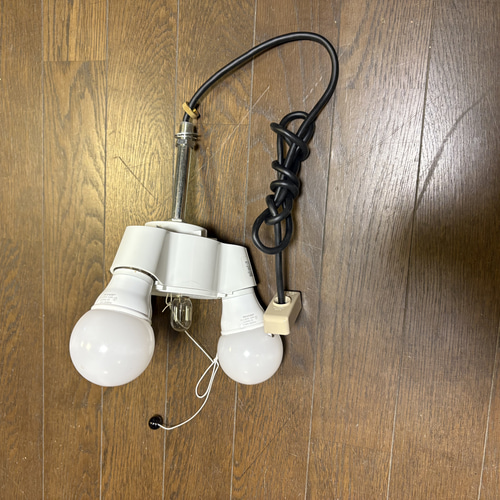 径45㎝岐阜落水和紙二重提灯2灯灯具照明ペンダント シーリングライト