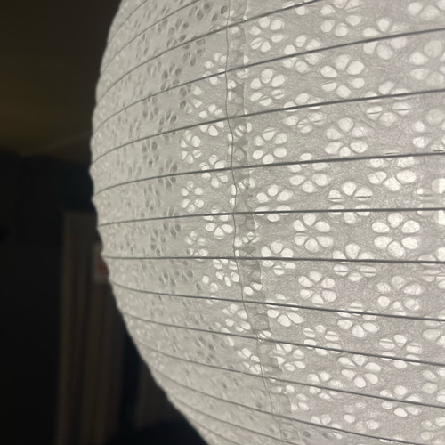 径45㎝岐阜落水和紙二重提灯2灯灯具照明ペンダント シーリングライト