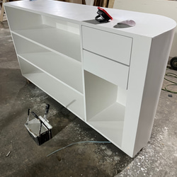 ワイド　180   アールカウンター　レジカウンター　受付カウンター 5枚目の画像