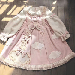 ロリータワンピース lolitaドレス 洋服 3点セット（ワンピース+ヘア