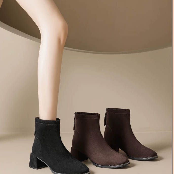 日本製 靴 水玉柄 春カラー ファッション ハッシュタグ 履きやすい 歩きやすい 靴擦れしない ブーティ 外反母趾