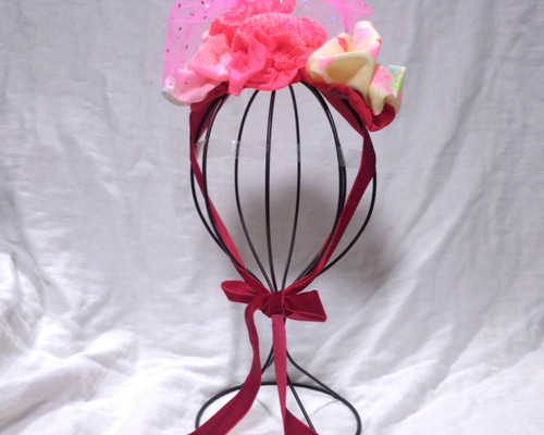 3】七五三☆顎紐リボン別途☆ひな祭り・成人式・髪飾り・ヘッドドレス