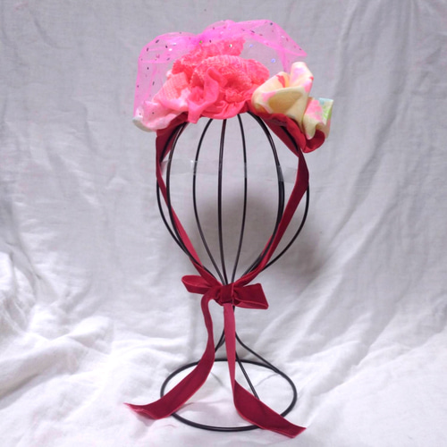 3】七五三☆顎紐リボン別途☆ひな祭り・成人式・髪飾り・ヘッドドレス