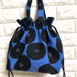 yukiemon ハンドメイド ビッグトートバック＆巾着トートバック ①別口