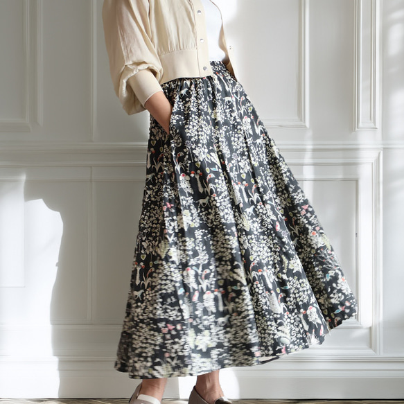 期間限定値下※ LIBERTY ハギスカート ＜ヨシエ＞ リバティプリント